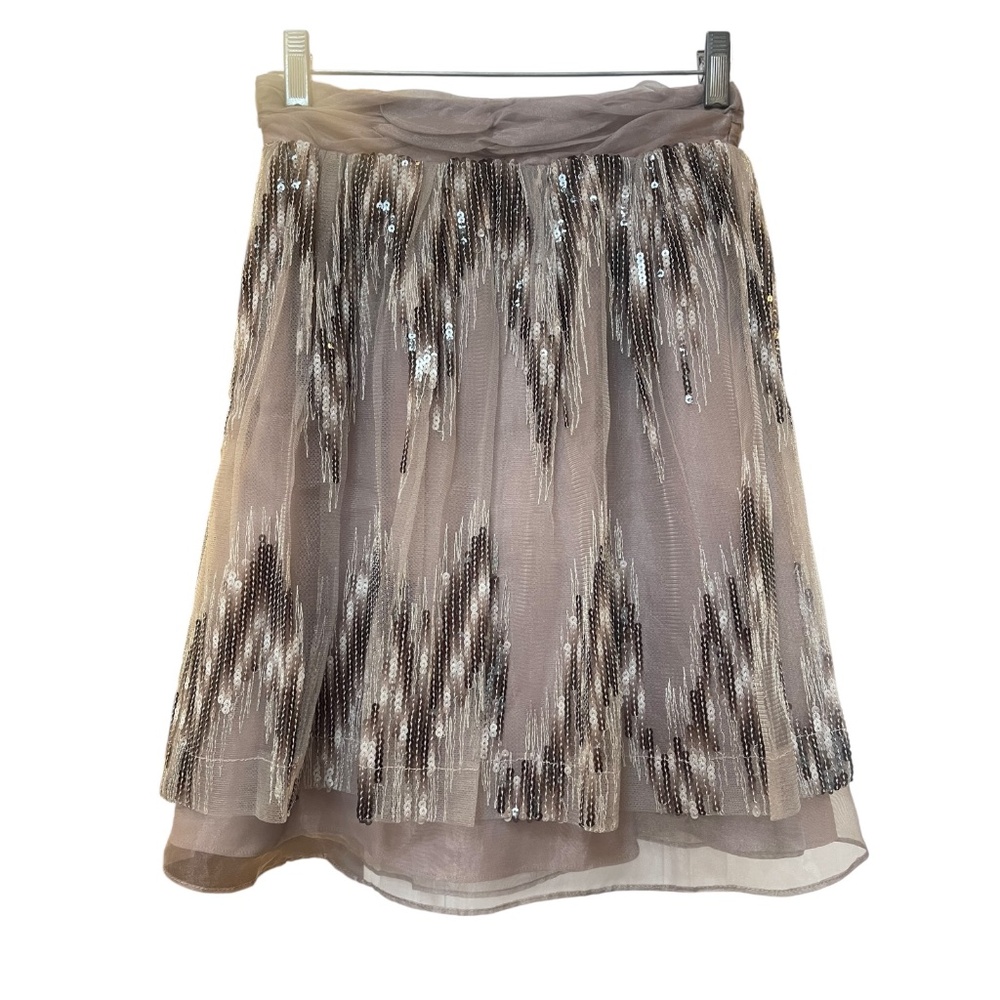 Antonio Melani sequined tulle mini skirt Della Size 0 - Picture 5 of 16